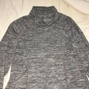 Athletes Cowl Neck Pullover Sweater